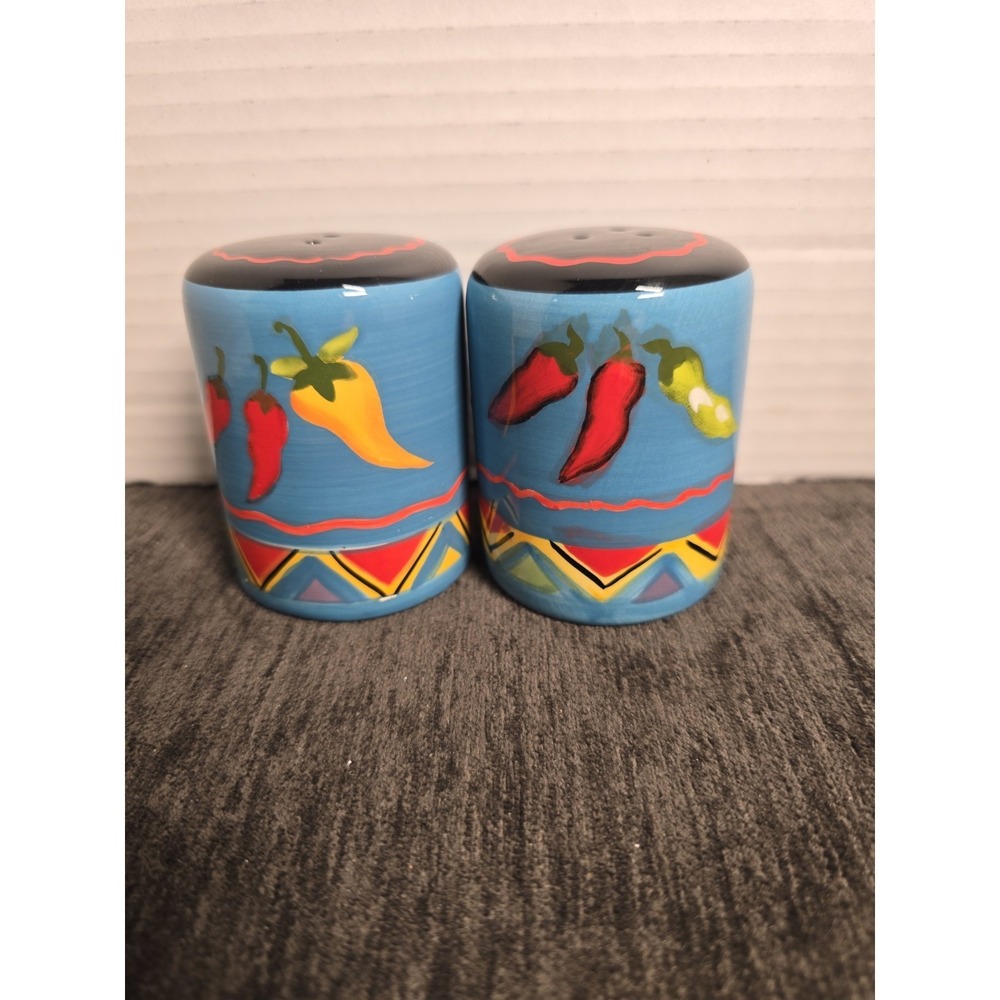 The Main Ingredients Salt & Pepper Shakers Southwestern Colorful Festive